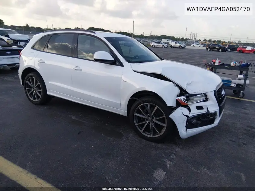 2016 Audi Q5 3.0 Tdi Premium Plus VIN: WA1DVAFP4GA052470 Lot: 45670802