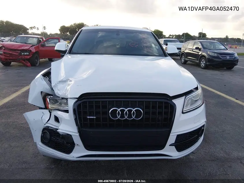 2016 Audi Q5 3.0 Tdi Premium Plus VIN: WA1DVAFP4GA052470 Lot: 45670802