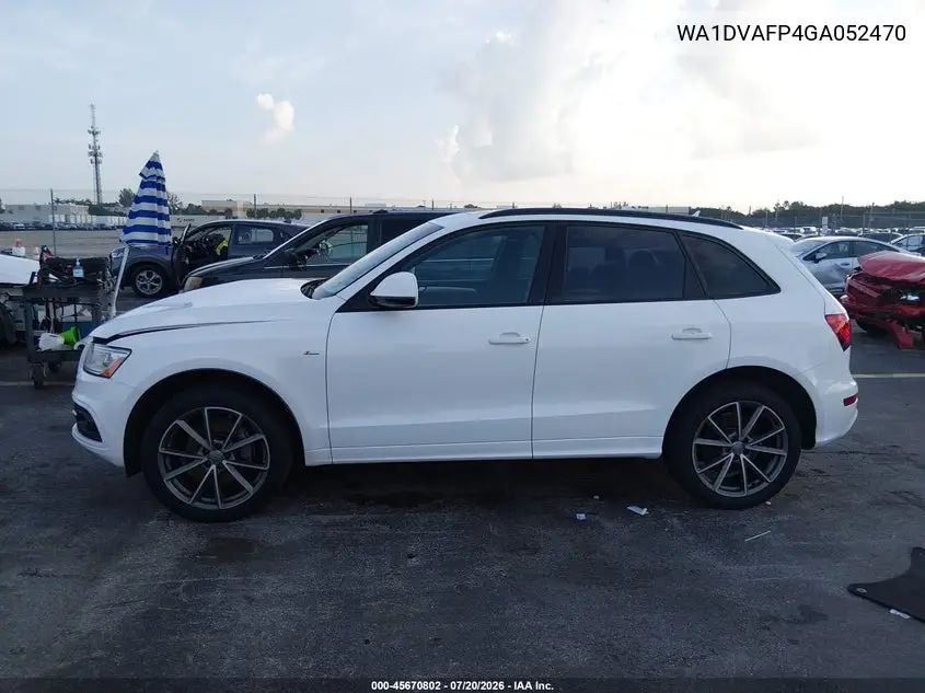 2016 Audi Q5 3.0 Tdi Premium Plus VIN: WA1DVAFP4GA052470 Lot: 45670802