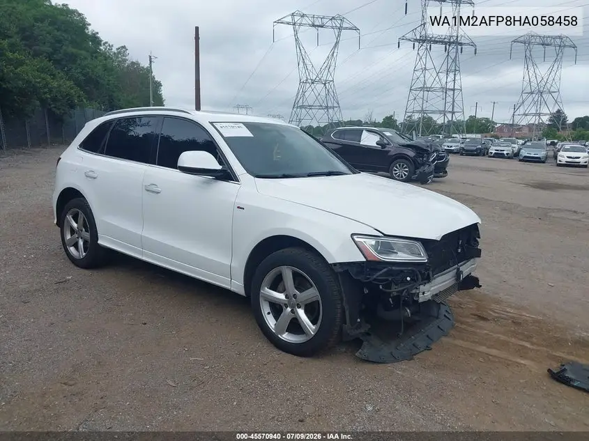 2017 Audi Q5 2.0T Premium VIN: WA1M2AFP8HA058458 Lot: 45570940