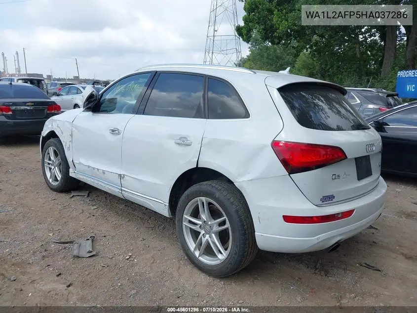 2017 Audi Q5 2.0T Premium VIN: WA1L2AFP5HA037286 Lot: 45601296