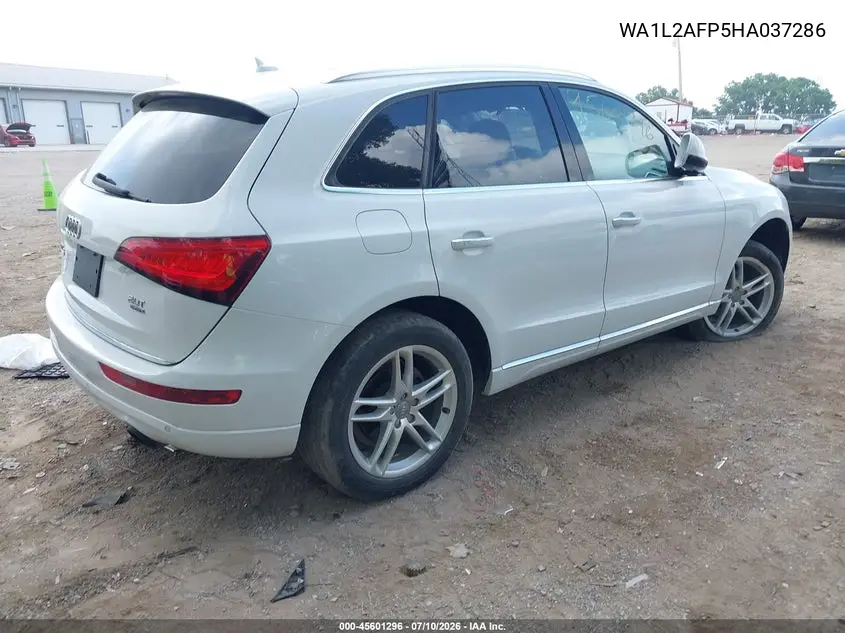 2017 Audi Q5 2.0T Premium VIN: WA1L2AFP5HA037286 Lot: 45601296
