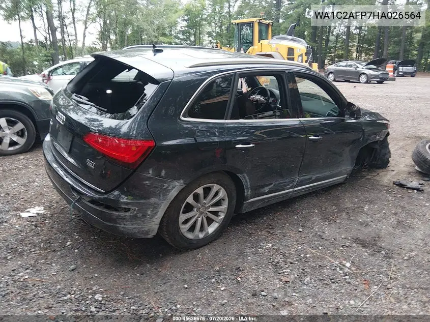 2017 Audi Q5 2.0T Premium VIN: WA1C2AFP7HA026564 Lot: 45636676
