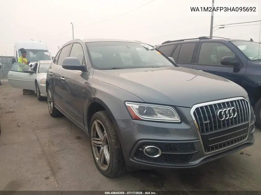 2017 Audi Q5 2.0T Premium VIN: WA1M2AFP3HA095692 Lot: 45645305