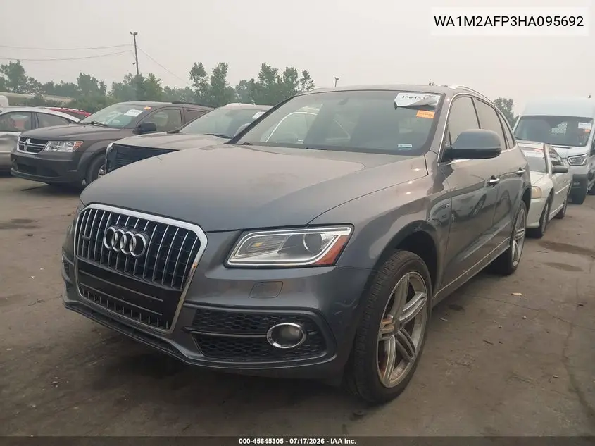 2017 Audi Q5 2.0T Premium VIN: WA1M2AFP3HA095692 Lot: 45645305
