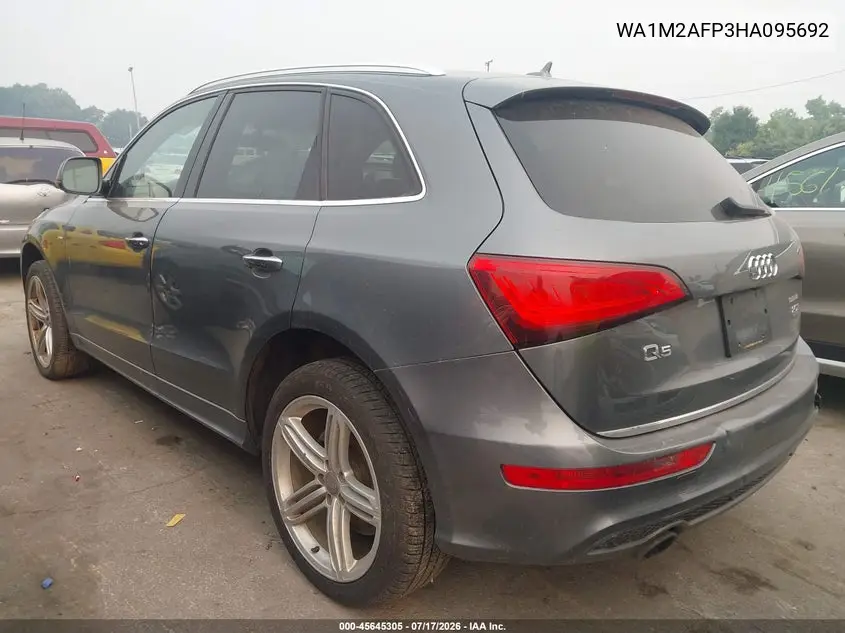 2017 Audi Q5 2.0T Premium VIN: WA1M2AFP3HA095692 Lot: 45645305