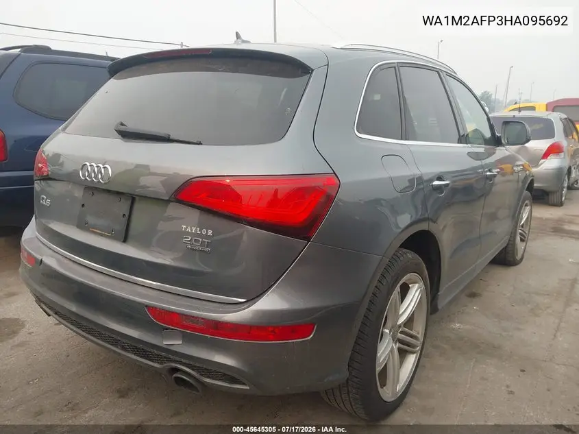 2017 Audi Q5 2.0T Premium VIN: WA1M2AFP3HA095692 Lot: 45645305