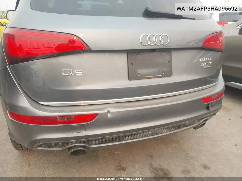 2017 Audi Q5 2.0T Premium VIN: WA1M2AFP3HA095692 Lot: 45645305