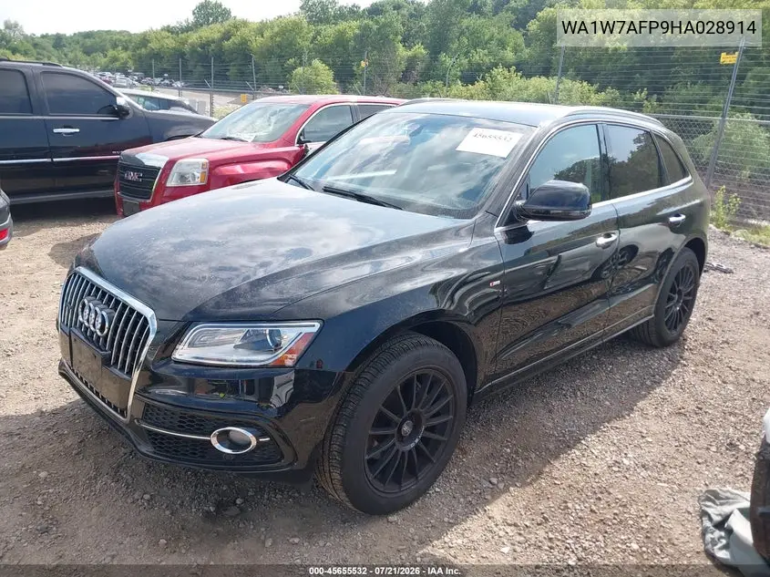 2017 Audi Q5 3.0T Premium Plus VIN: WA1W7AFP9HA028914 Lot: 45655532
