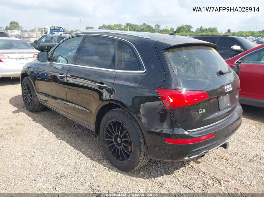 2017 Audi Q5 3.0T Premium Plus VIN: WA1W7AFP9HA028914 Lot: 45655532