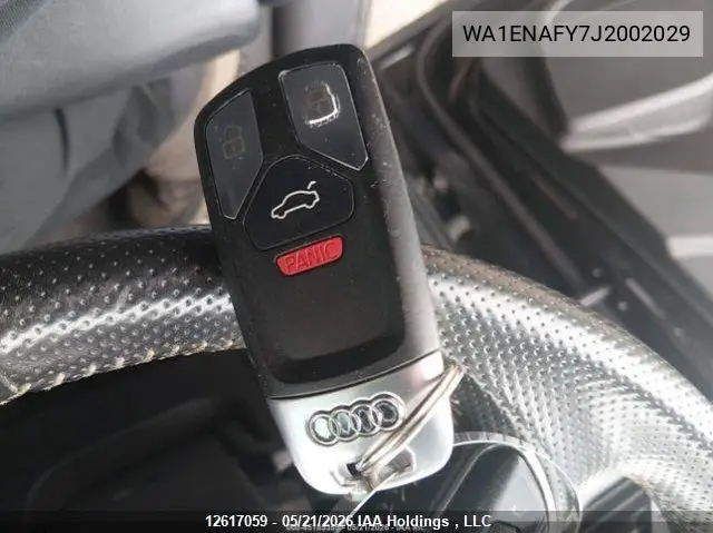 2018 Audi Q5 Progressiv S-Line VIN: WA1ENAFY7J2002029 Lot: 12617059