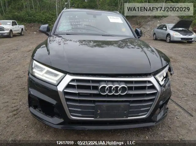 2018 Audi Q5 Progressiv S-Line VIN: WA1ENAFY7J2002029 Lot: 12617059