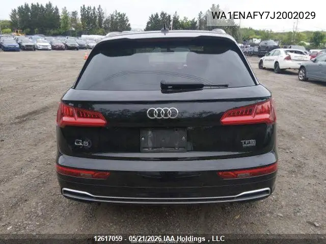 2018 Audi Q5 Progressiv S-Line VIN: WA1ENAFY7J2002029 Lot: 12617059