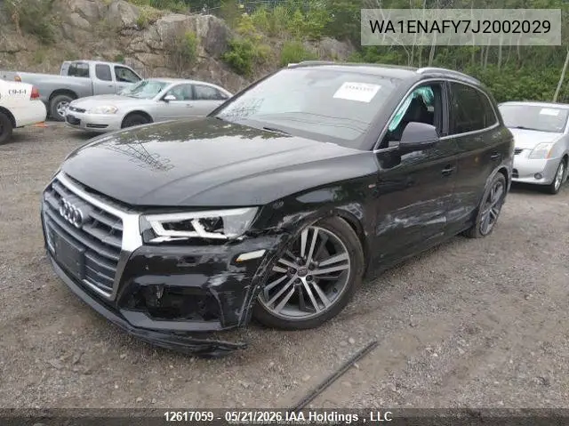 2018 Audi Q5 Progressiv S-Line VIN: WA1ENAFY7J2002029 Lot: 12617059
