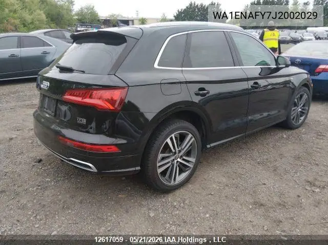 2018 Audi Q5 Progressiv S-Line VIN: WA1ENAFY7J2002029 Lot: 12617059