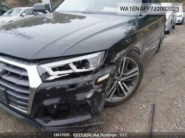 2018 Audi Q5 Progressiv S-Line VIN: WA1ENAFY7J2002029 Lot: 12617059
