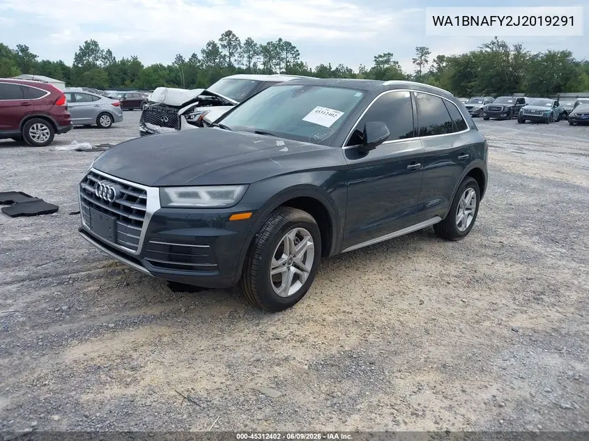 2018 Audi Q5 2.0T Premium/2.0T Tech Premium VIN: WA1BNAFY2J2019291 Lot: 45312402