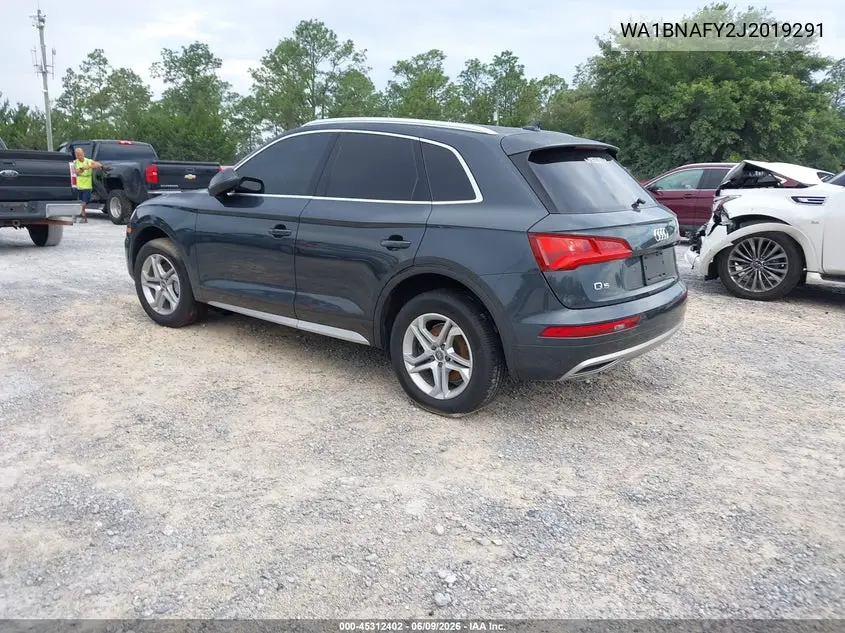 2018 Audi Q5 2.0T Premium/2.0T Tech Premium VIN: WA1BNAFY2J2019291 Lot: 45312402