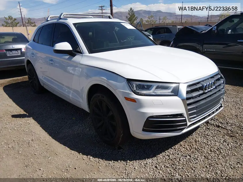 2018 Audi Q5 2.0T Premium/2.0T Tech Premium VIN: WA1BNAFY5J2233658 Lot: 45391089