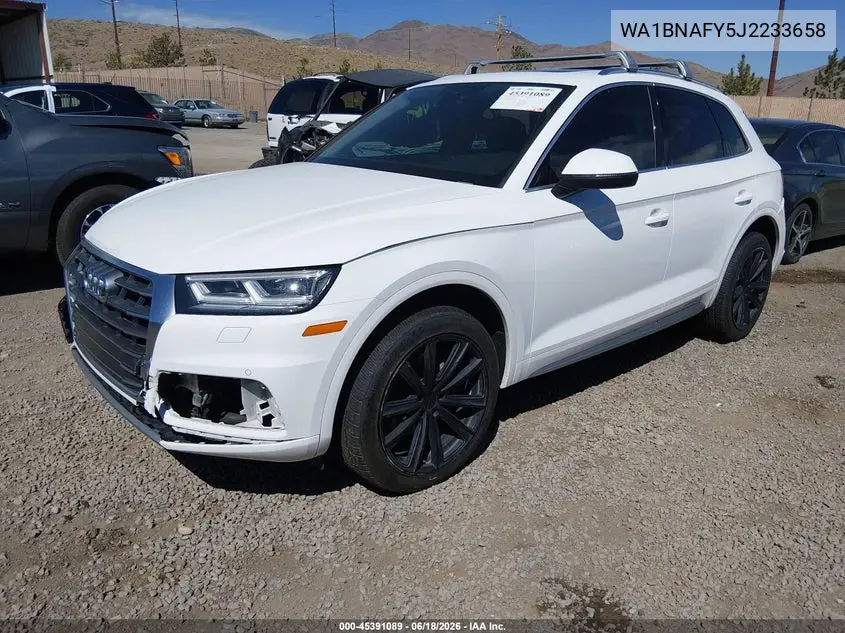 2018 Audi Q5 2.0T Premium/2.0T Tech Premium VIN: WA1BNAFY5J2233658 Lot: 45391089