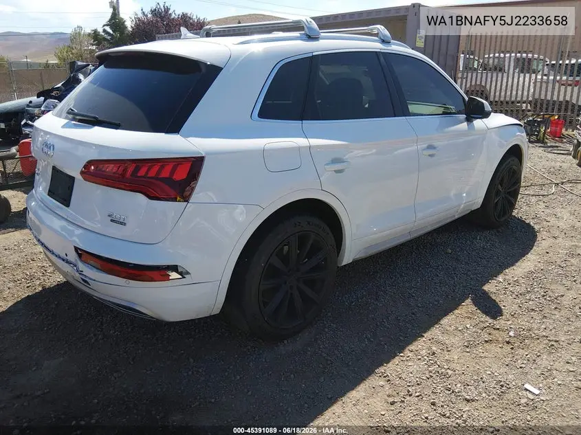 2018 Audi Q5 2.0T Premium/2.0T Tech Premium VIN: WA1BNAFY5J2233658 Lot: 45391089