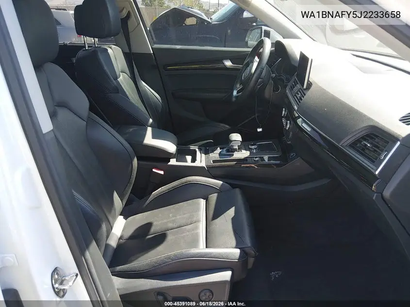 2018 Audi Q5 2.0T Premium/2.0T Tech Premium VIN: WA1BNAFY5J2233658 Lot: 45391089