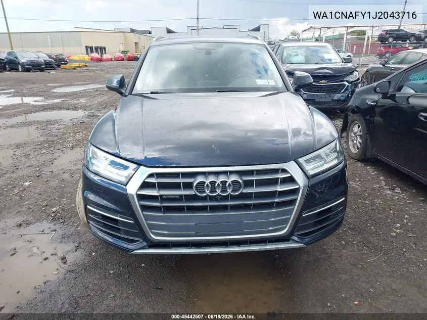 2018 Audi Q5 2.0T Premium/2.0T Tech Premium VIN: WA1CNAFY1J2043716 Lot: 45442507