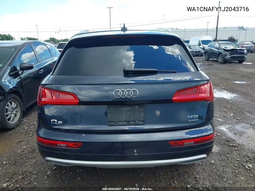 2018 Audi Q5 2.0T Premium/2.0T Tech Premium VIN: WA1CNAFY1J2043716 Lot: 45442507