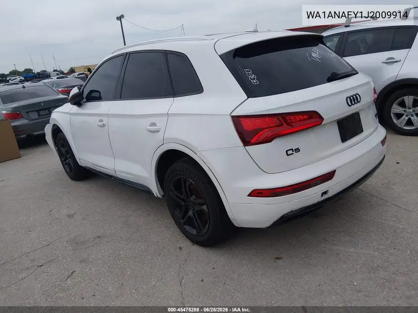 2018 Audi Q5 2.0T Premium/2.0T Tech Premium VIN: WA1ANAFY1J2009914 Lot: 45475288