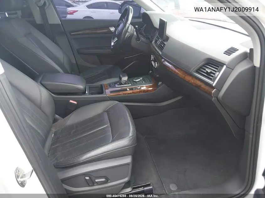 2018 Audi Q5 2.0T Premium/2.0T Tech Premium VIN: WA1ANAFY1J2009914 Lot: 45475288