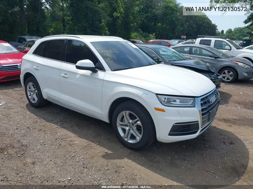 2018 Audi Q5 2.0T Premium/2.0T Tech Premium VIN: WA1ANAFY1J2130572 Lot: 45558608