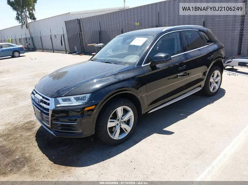 2018 Audi Q5 2.0T Premium/2.0T Tech Premium VIN: WA1BNAFY0J2106249 Lot: 45585988