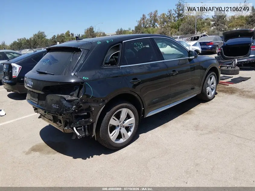 2018 Audi Q5 2.0T Premium/2.0T Tech Premium VIN: WA1BNAFY0J2106249 Lot: 45585988