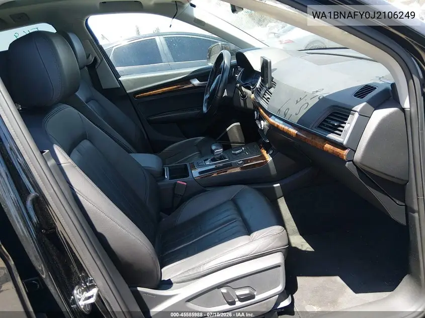 2018 Audi Q5 2.0T Premium/2.0T Tech Premium VIN: WA1BNAFY0J2106249 Lot: 45585988
