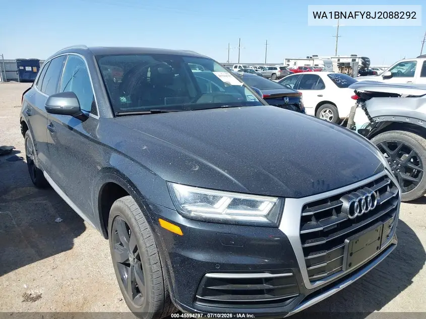 2018 Audi Q5 2.0T Premium/2.0T Tech Premium VIN: WA1BNAFY8J2088292 Lot: 45594797