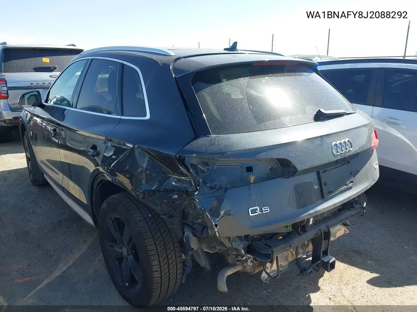 2018 Audi Q5 2.0T Premium/2.0T Tech Premium VIN: WA1BNAFY8J2088292 Lot: 45594797