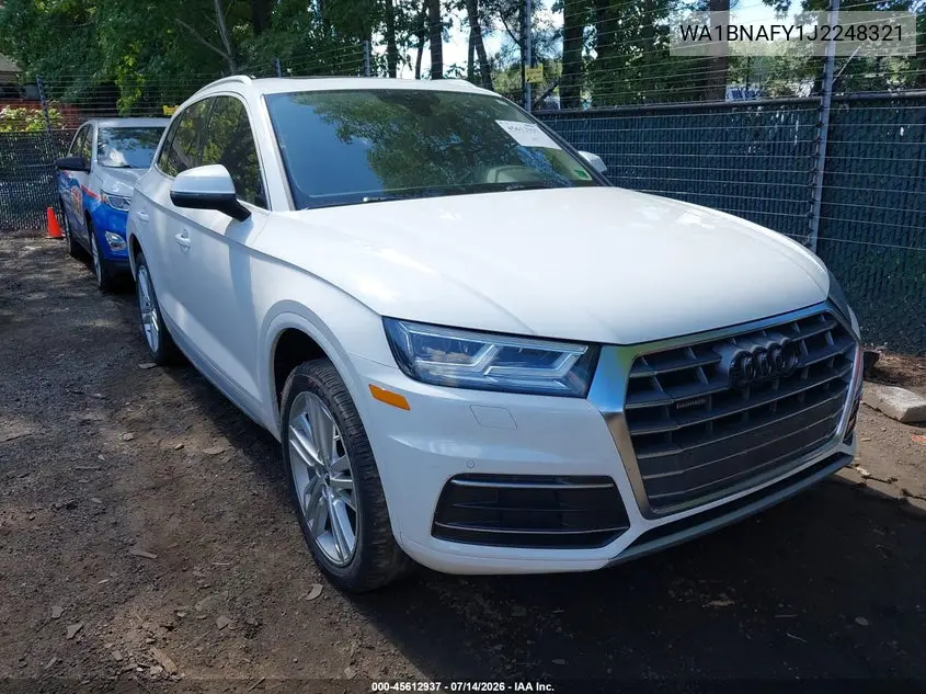2018 Audi Q5 2.0T Premium/2.0T Tech Premium VIN: WA1BNAFY1J2248321 Lot: 45612937