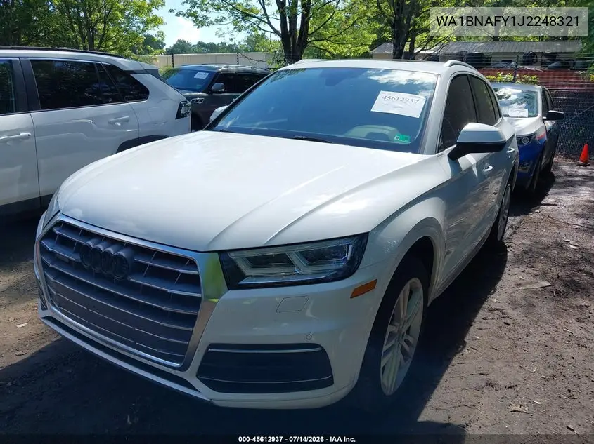 2018 Audi Q5 2.0T Premium/2.0T Tech Premium VIN: WA1BNAFY1J2248321 Lot: 45612937