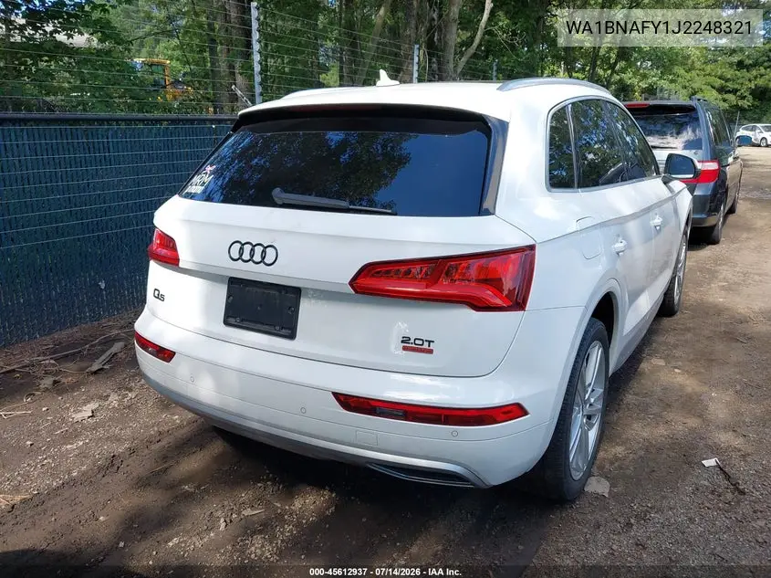 2018 Audi Q5 2.0T Premium/2.0T Tech Premium VIN: WA1BNAFY1J2248321 Lot: 45612937