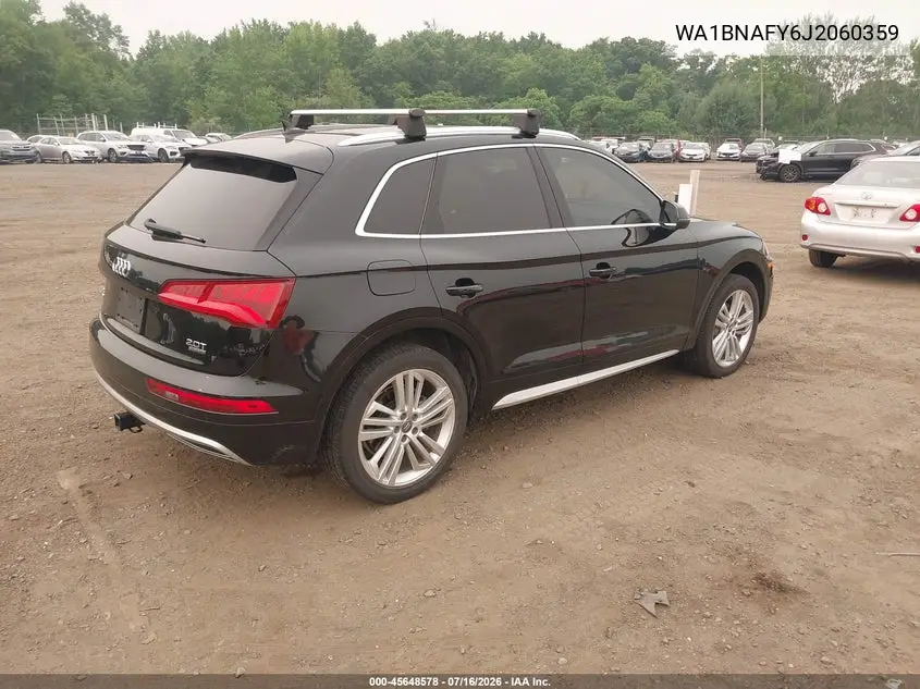 2018 Audi Q5 2.0T Premium VIN: WA1BNAFY6J2060359 Lot: 45648578
