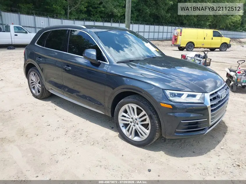 2018 Audi Q5 2.0T Premium/2.0T Tech Premium VIN: WA1BNAFY8J2112512 Lot: 45673872