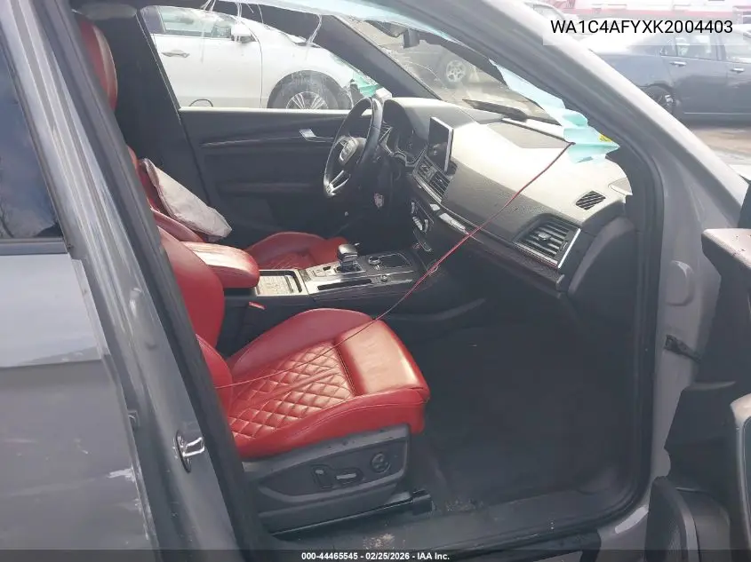 2019 Audi Sq5 3.0T Premium VIN: WA1C4AFYXK2004403 Lot: 44465545