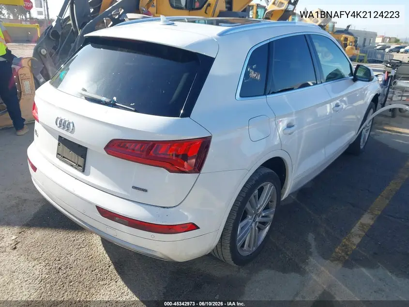 2019 Audi Q5 45 Premium VIN: WA1BNAFY4K2124223 Lot: 45342973