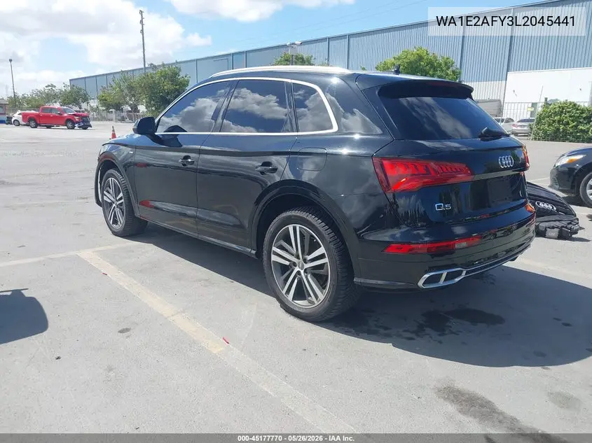 2020 Audi Q5 Premium Plus 55 Tfsi E Quattro S Tronic VIN: WA1E2AFY3L2045441 Lot: 45177770
