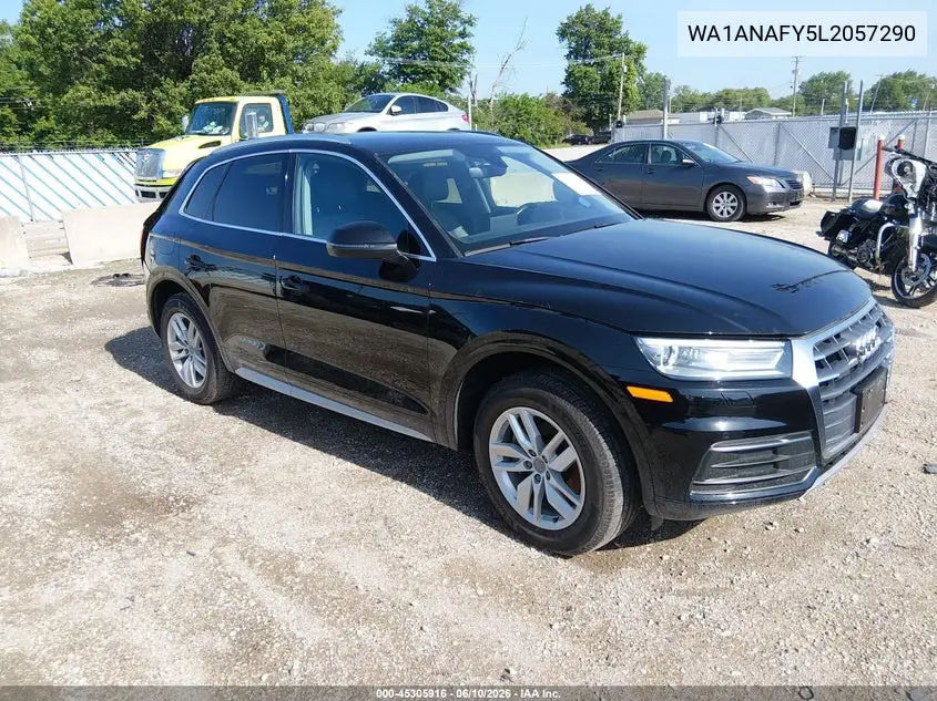 2020 Audi Q5 Premium 45 Tfsi Quattro S Tronic VIN: WA1ANAFY5L2057290 Lot: 45305916