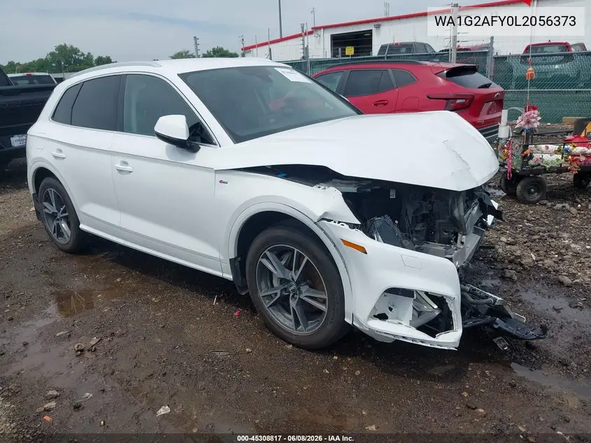 2020 Audi Q5 Premium 55 Tfsi E Quattro S Tronic VIN: WA1G2AFY0L2056373 Lot: 45308817