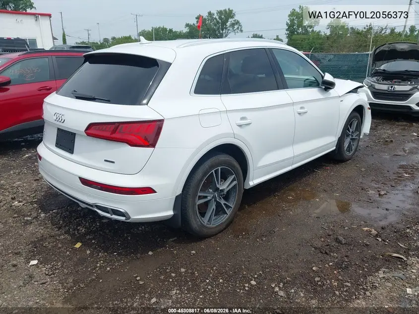 2020 Audi Q5 Premium 55 Tfsi E Quattro S Tronic VIN: WA1G2AFY0L2056373 Lot: 45308817