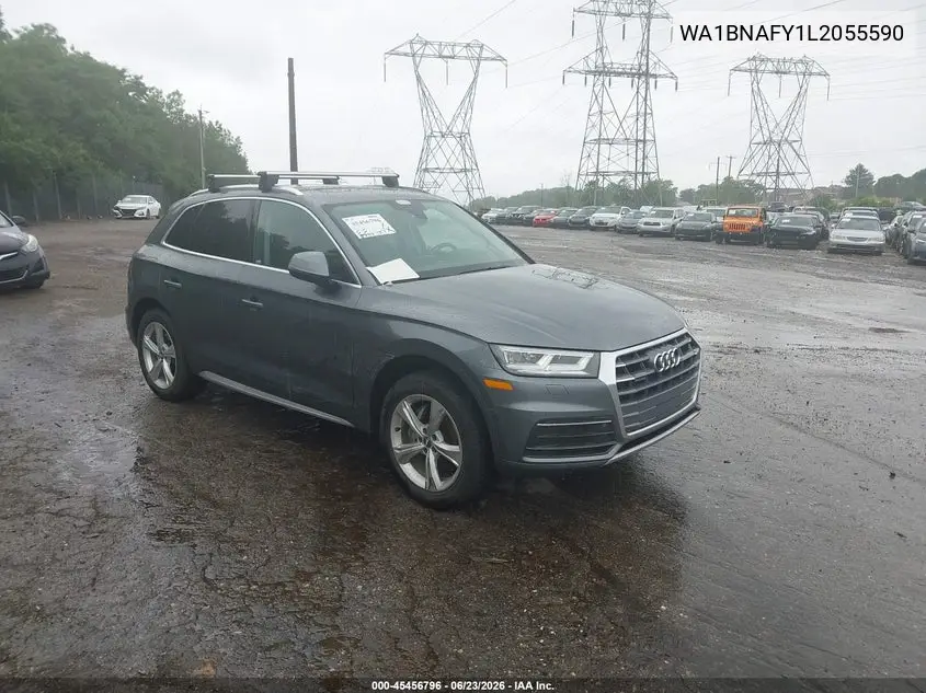 2020 Audi Q5 Premium Plus 45 Tfsi Quattro S Tronic VIN: WA1BNAFY1L2055590 Lot: 45456796