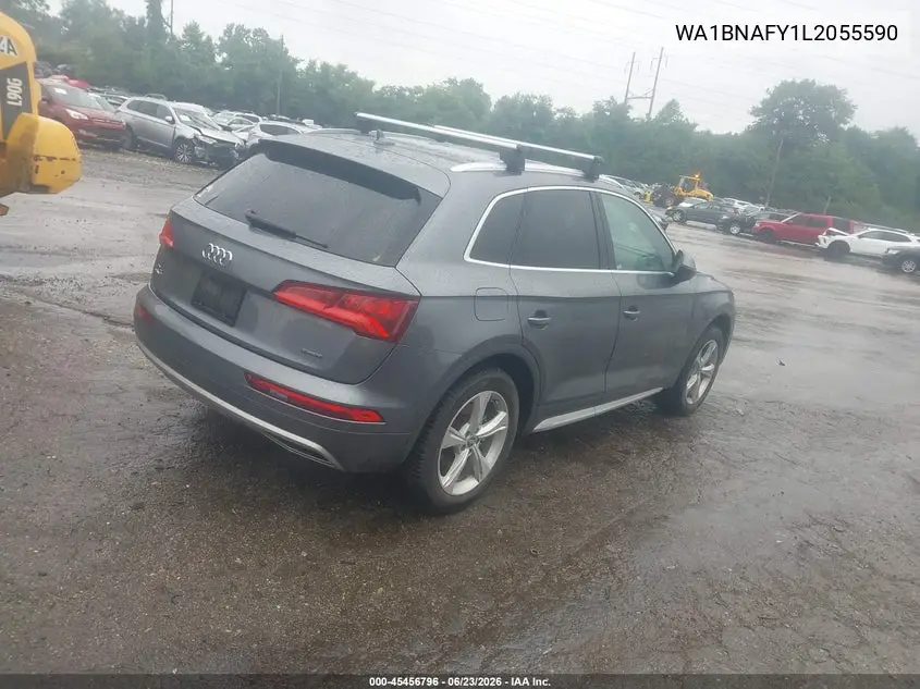 2020 Audi Q5 Premium Plus 45 Tfsi Quattro S Tronic VIN: WA1BNAFY1L2055590 Lot: 45456796