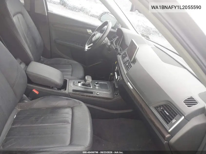 2020 Audi Q5 Premium Plus 45 Tfsi Quattro S Tronic VIN: WA1BNAFY1L2055590 Lot: 45456796
